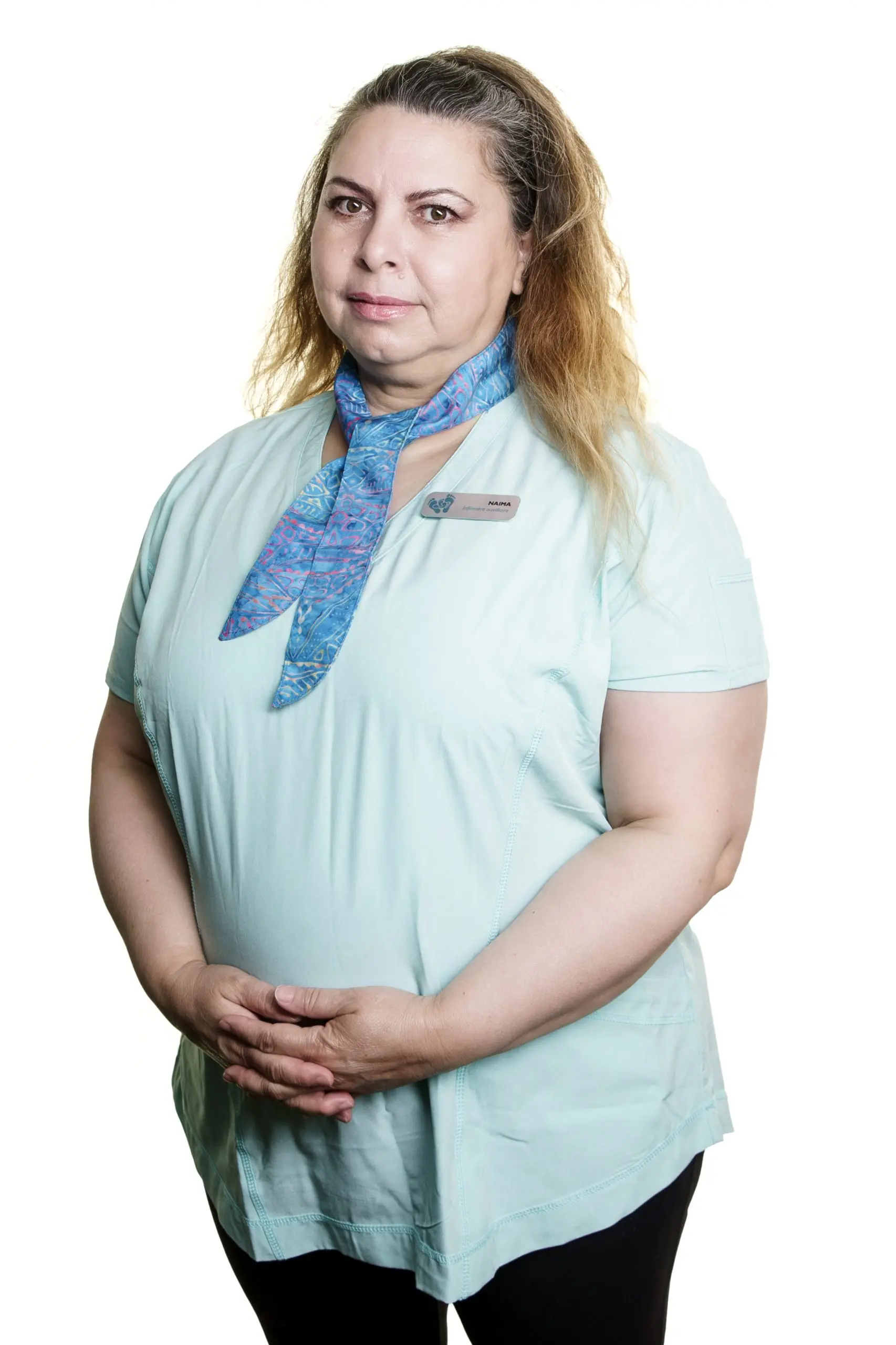 Image de : Naima Hachichi, nurse assistant in foot care
