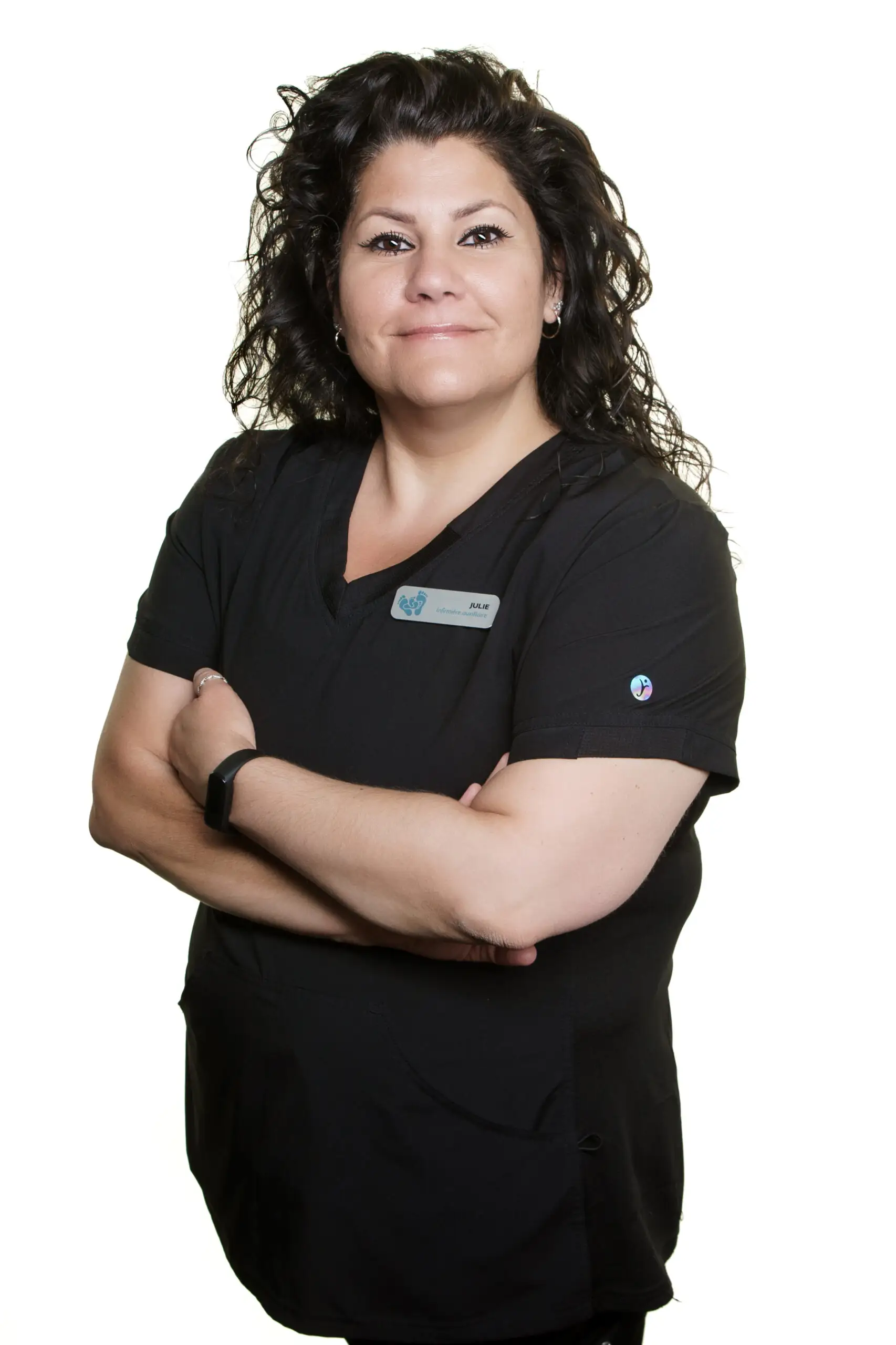 Image de : Julie Delarosbil, infirmière auxiliaire en soins des pieds