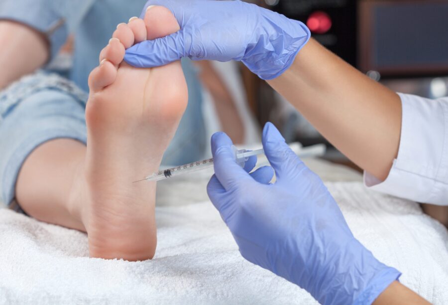 Image de :Plantar fasciitis and cortisone injections