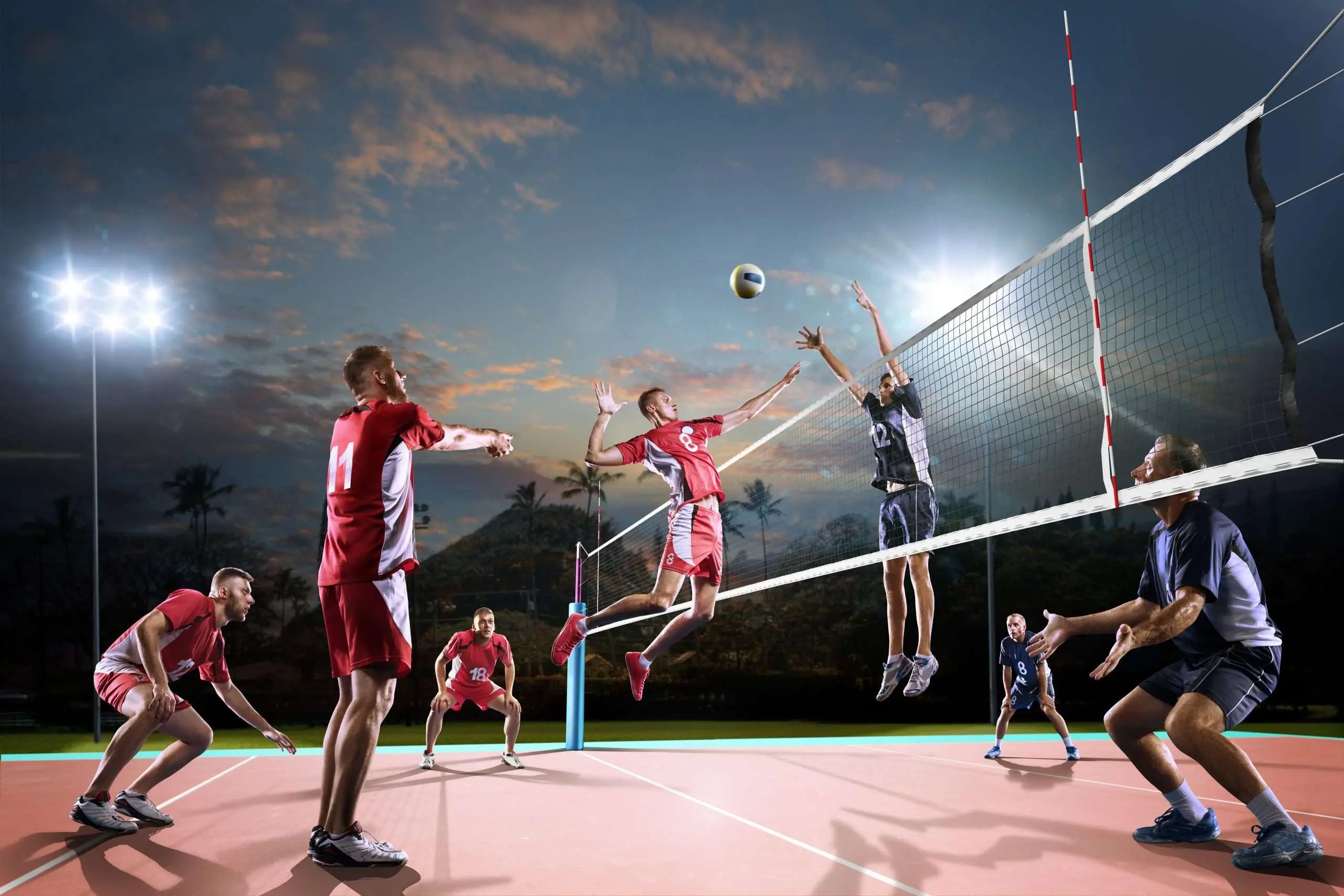 Les douleurs au genou et le volleyball