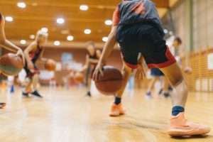 Image de :Le basketball et ses effets sur les genoux