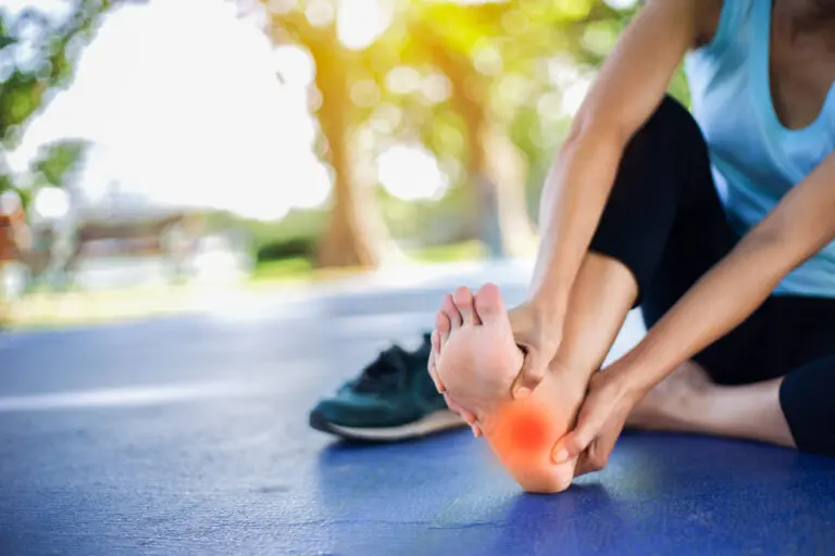 Image de :The most common foot injuries in athletes.