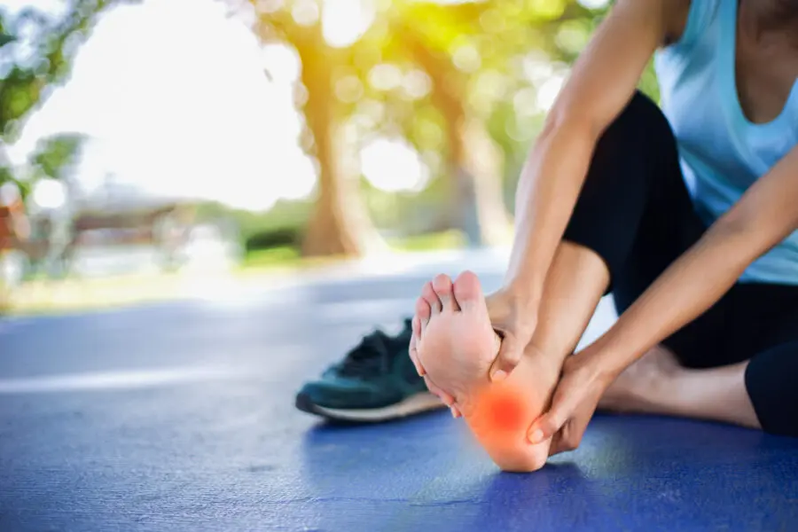 Image de :Blessure sportive au pied