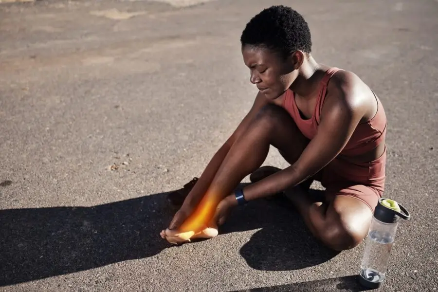 Image de :Discomfort of hot feet : how to relieve?