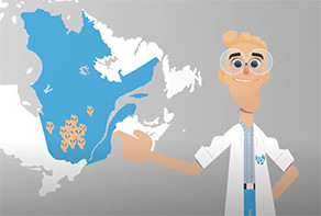 Le plus grand réseau de professionnels du pied au Québec.