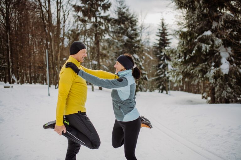 Image de :Étirements à faire avant et après le ski : les conseils d’un podiatre