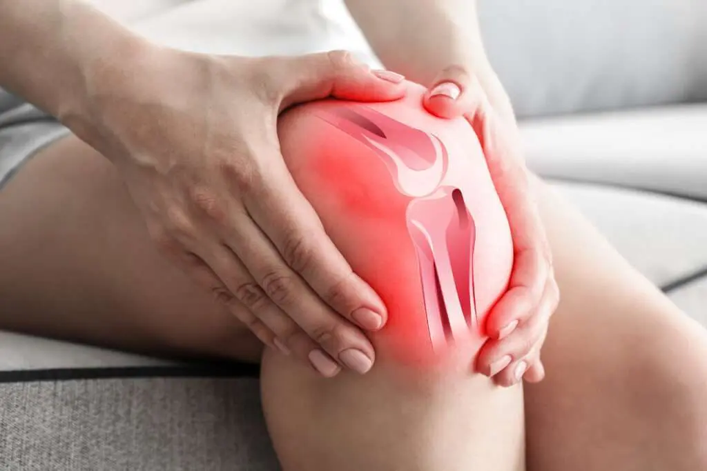 What are the most common forms of knee pain?